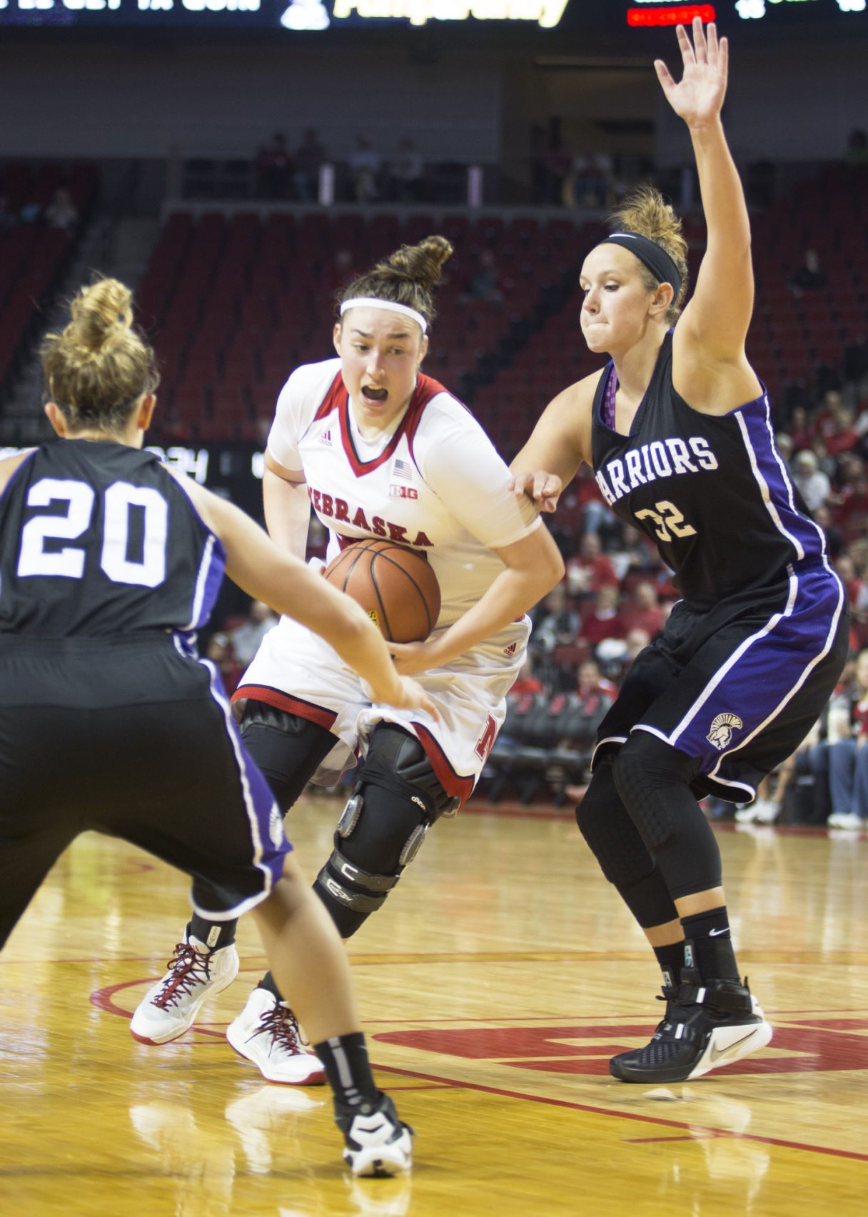 Women's basketball, Winona State vs. Nebraska, 11.08.15